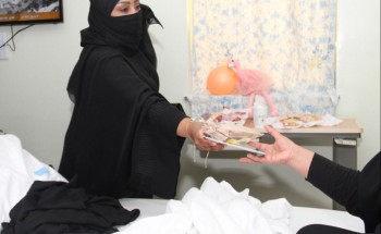 زيارة الاطفال المنومين بمستشفيات الرياض ضمن مبادرة….. ( عيدنا معكم يكتمل )