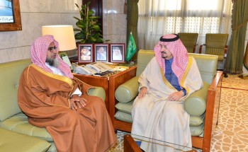 الأمير فيصل بن بندر يستقبل رئيس المحكمة الجزائية بالرياض