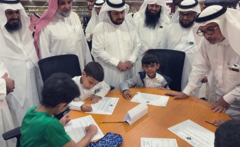 150 طالباً في التصفيات النهائية لمسابقة الخطاط الصغير على مستوى تعليم مكة