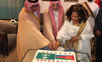المستشار الخاص والمشرف على مكتب أمير الرياض يحضر حفل سفارة إريتريا بمناسبة ذكرى اليوم الوطني لبلادها