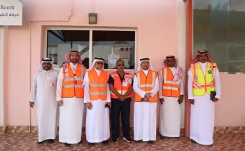 بمشاركة عدة جهات حكومية فرضية حريق وهمي بمستشفى حراء العام بمكة