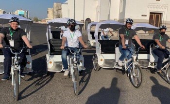 45 شاباً من أبناء المدينة المنورة ينقلون الركاب بالدراجات عبر خدمة “رديف”