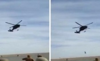 سقوط جندي من طائرة تدريب “الكوماندوز” بتبوك