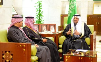 نائب أمير منطقة الرياض يستقبل رئيس مجلس إدارة جمعية إعلاميون