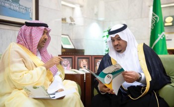 نائب أمير منطقة الرياض يستقبل المشرف العام على جمعية خيرات لحفظ النعمة