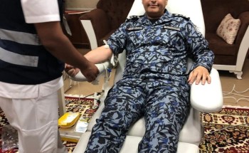 قوات آمن وحماية البحر الاحمر تشارك بحملة لتبرع بالدم