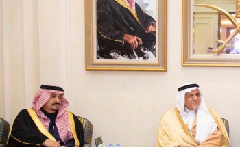 أمير منطقة الرياض يزور مقر عزاء الأميرة البندري بنت عبدالرحمن – رحمها الله