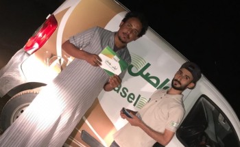 حملة إيصال الطرود والهدايا لجميع عملاء البريد قبل العيد بجازان