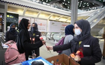 بالصور.. قطار الحرمين ينقل أول مجموعة حجاج من المدينة إلى مكة