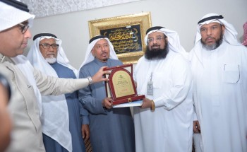 مساعدي مدير الشئون الصحية بالأحساء في ضيافة أسرة الهلال ببلدة الجشة