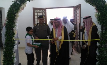 وكيل محافظة املج يدشن فعاليات معرض اليوم العالمي للدفاع المدني