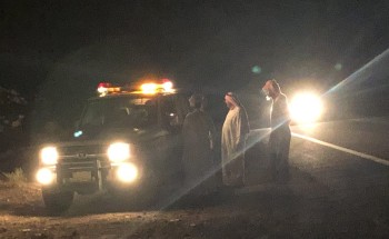 مرور الحائط يباشر حادث تصادم في تقاطع قرية الرس