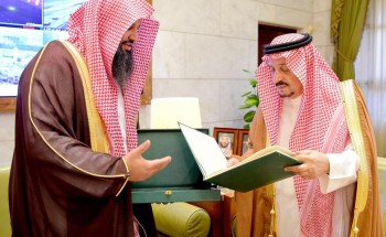 أمير منطقة الرياض يستقبل منسوبي فرع هيئة الأمر بالمعروف بمنطقة الرياض