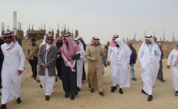 مدير جامعة شقراء يزور كليات الجامعة في محافظة عفيف ويتفقد مشاريع مباني المدينة الجامعية في المحافظة