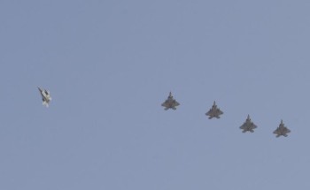 واشنطن تنشر مقاتلات شبح «إف 22» في الخليج لأول مرة