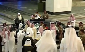 شاهد بالصور والفيديو .. لحظة استقبال أمير الكويت لـ”ولي العهد” محمد بن سلمان في قصر بيان