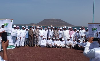 تدشين فعاليات المحافظة على البيئة بمركز القحمة تحت شعار نحمي بيئتنا لرفاة مجتمعنا