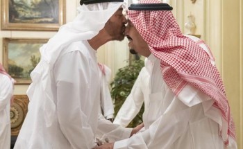 محمد بن زايد ينشر صوراً من لقائه بخادم الحرمين وولي العهد في الرياض