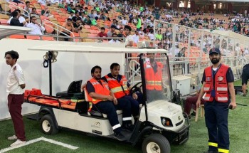 لهلال الأحمر: 29 إصابة بـ «ملعب الجوهرة» في دوري «ابطال اسيا»