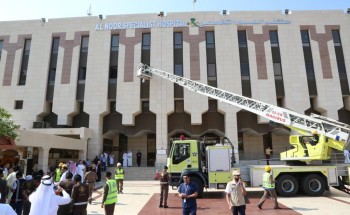 حريق وهمي يخلي مستشفى النور التخصصي ويستنفر عدد من الجهات الحكومية