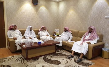 المدخلي يستقبل وفد المكتب التعاوني بالحميراء