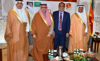 وكيل إمارة الرياض يحضر حفل سفارة جمهورية سيرلانكا لدى المملكة