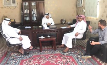 رئيس مركز طلعة عمار يستقبل رئيس بلدية زلوم