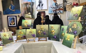 فريق همسات الثقافي نفذ ورشة فنية تدريبية في الفن التأثيري