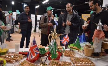 النادي السعودي بمانشستر البريطانية يحتفل باليوم الوطني88