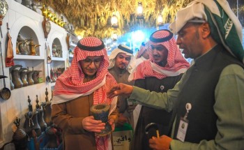 معالي المستشار الخاص المشرف العام على مكتب سمو أمير منطقة الرياض يزور الجنادرية