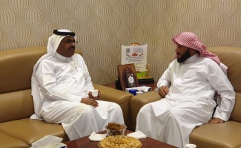 المدخلي يستقبل مدير عام الشؤون الصحية في المنطقة