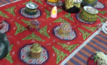 المصممه البلوي تبدع بلوحات فنيه بمهرجان ليالي الجوف الرمضانية