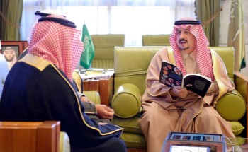 سمو أمير منطقة الرياض يستقبل الوعيل