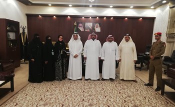 محافظ الجموم يستقبل مديرة التثقيف الإكلينيكي بمكة المكرمة