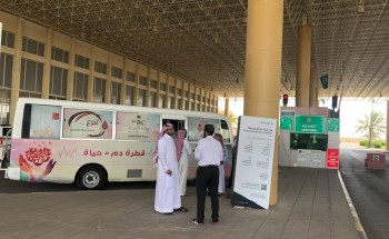 صحة حفرالباطن تنفذ حملة تبرع بالدم بجمرك الرقعي دعماً لجنودنا البواسل.