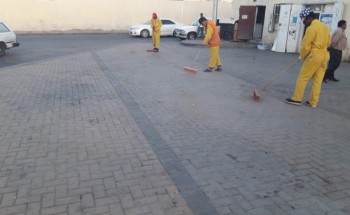 بلدية تيماء تطلق حملة نظافة شاملة بالمحافظة