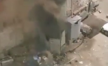 شاهد .. لحظة انفجار الكبائن الرئيسية المغذية لحي جرول بمكة