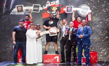 المري واليامي يتوجان بطل وقت اللياقة لأقوى رجل في المملكة