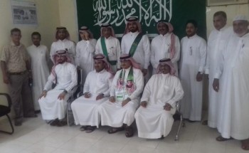 منسوبي فرع خدمات المياه بمحافظة ضمد يجددون البيعه الرابعة لخادم الحرمين الشريفين الملك سلمان بن عبدالعزيز وولي عهده الأمير محمد بن سلمان