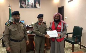 مدير الدفاع المدني بالقصيم يستقبل مشرف فريق انجاد التطوعي