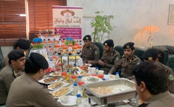 قيادة أمن الطرق بمنطقة الجوف تعايد منسوبيها