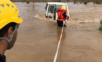 ثلاثة آلاف اتصال ومباشرة 60 بلاغا في أمطار غزيرة بالمدينة المنورة