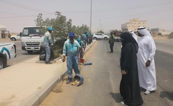 بالصور.. شذى المهنا أول رئيسة بلدية في جدة تباشر عملها ميدانياً
