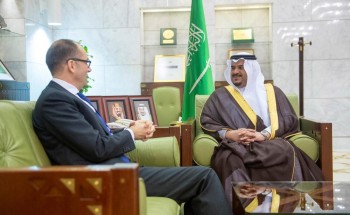 سمو أمير الرياض بالنيابة يستقبل سفير النمسا لدى المملكة