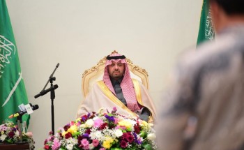 أمير منطقة الحدود الشمالية يتفقد قطاع حرس الحدود بمركز الشعبة