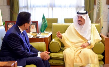 أميرالرياض يستقبل سفير موريتانيا لدى المملكة