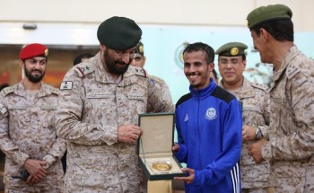 منتخب القوات الجوية يتوج بكأس اختراق الضاحية في دورة الألعاب الرياضية