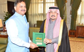 أمير الرياض يستقبل سفير جمهورية الهند لدى المملكة