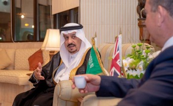 أمير منطقة الرياض يشرف حفل سفارة بريطانيا بمناسبة ذكرى اليوم الوطني