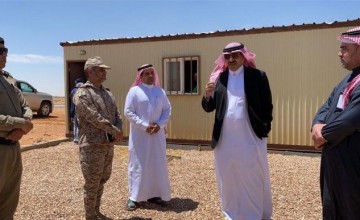 محافظ طريف يزور المفرزة الصحية المتقدمة